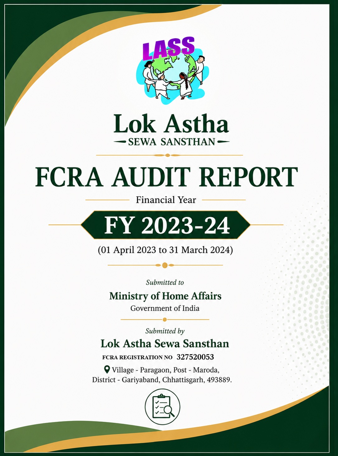 FCRA AUDIT REPORT FY 2023-24